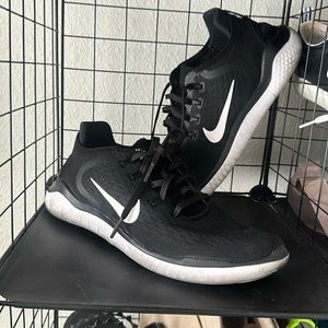 Nike free womens 11.5 black and white lightly used